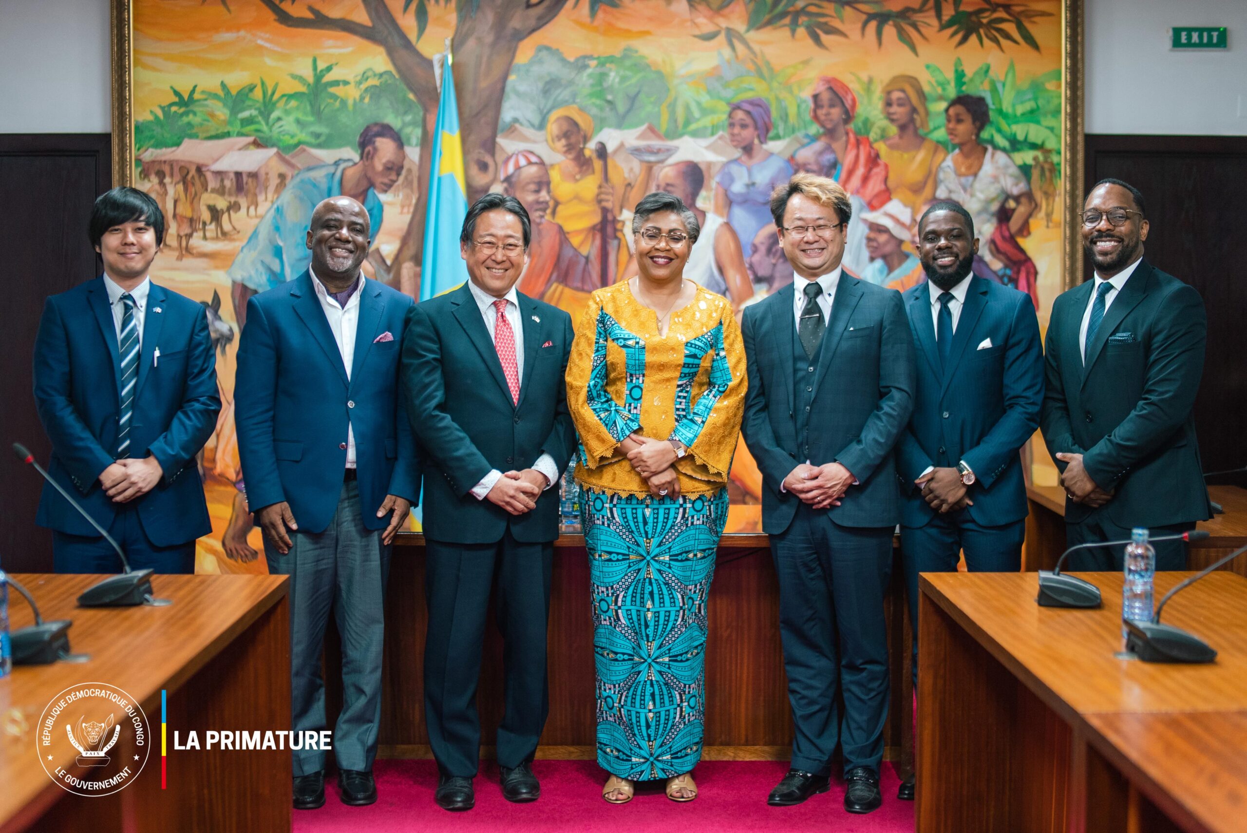 La PM Judith Sumwina a reçu en audience la délégation de AML Group