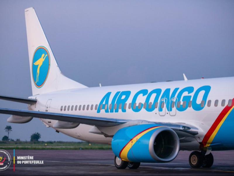 Un avion de Air Congo