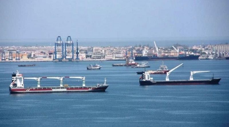 Le Port de Lobito en Angola