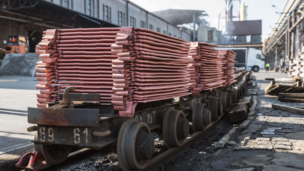 Du cuivre en stockage en Chine