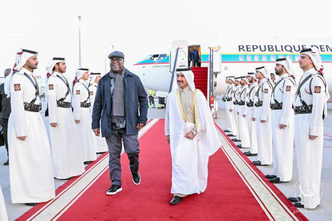 Félix Tshisekedi au Quatar depuis ce dimanche 5 janvier 2025