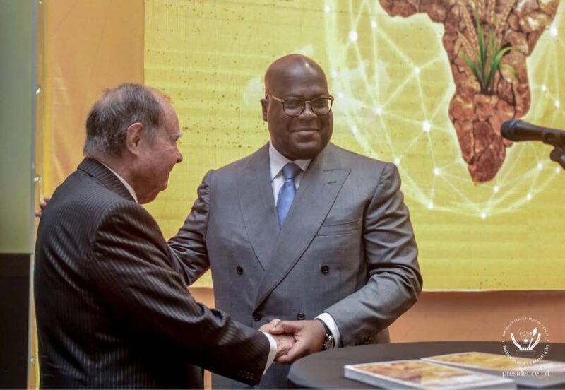 Félix Tshisekedi a baptisé l’ouvrage « L’Afrique peut nourrir le monde » de Georges Arthur Forrest 