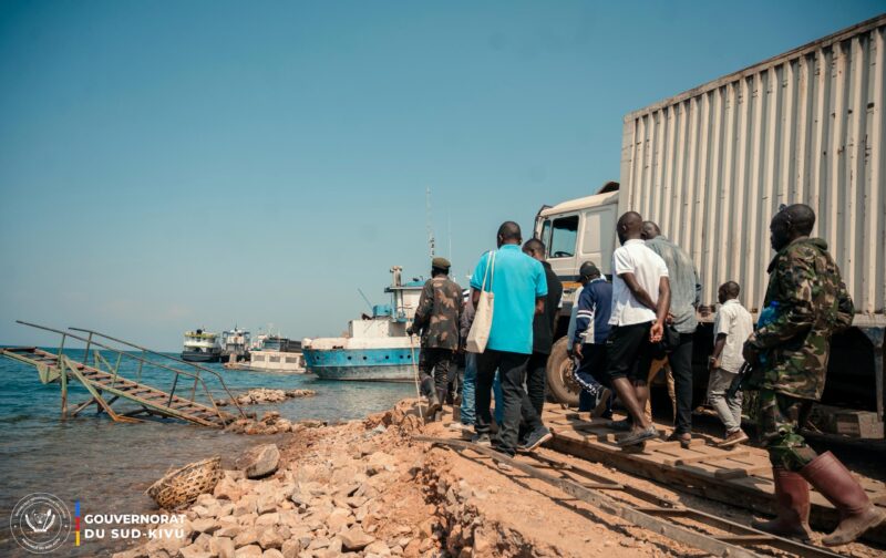 SUD-KIVU : les deux quais d’accostage du Port international de Kalundu submergés, alerte le gouvernement provincial 