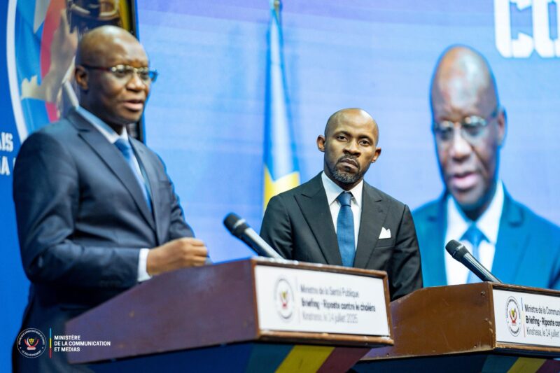 RDC : Le Gouvernement prend en charge tous les frais de traitement des malades touchés par le choléra