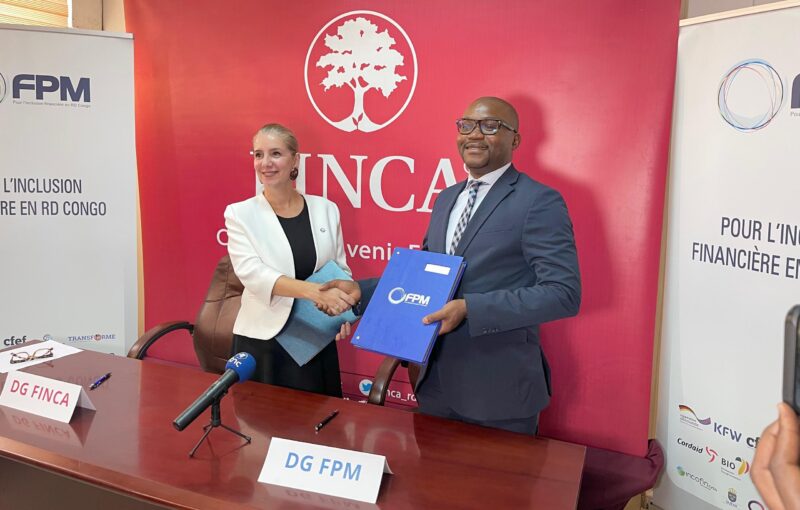 FPM SA et FINCA SA signent un partenariat stratégique pour renforcer l’inclusion financière en RDC