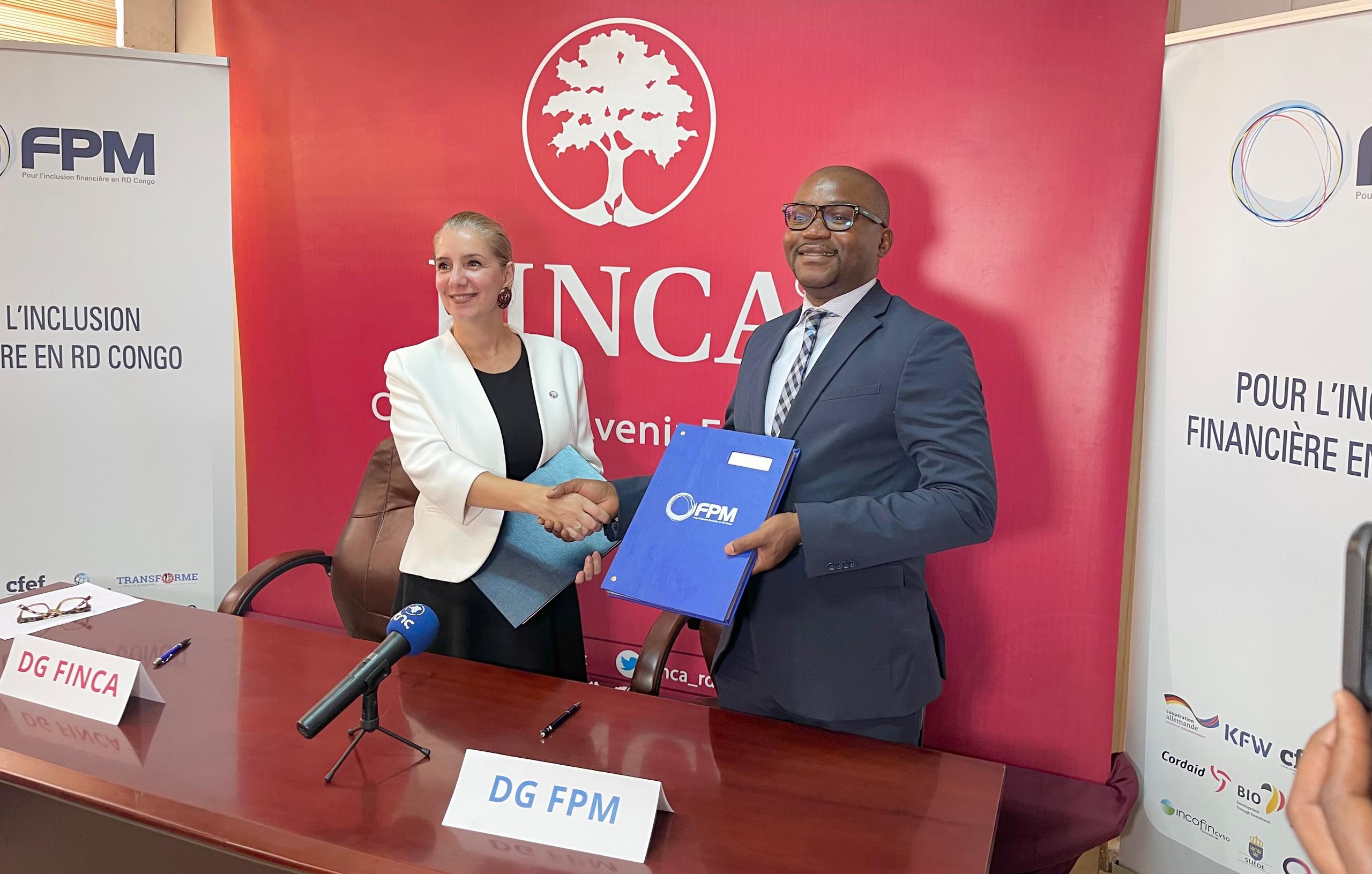 FPM SA et FINCA SA signent un partenariat stratégique pour renforcer l’inclusion financière en RDC