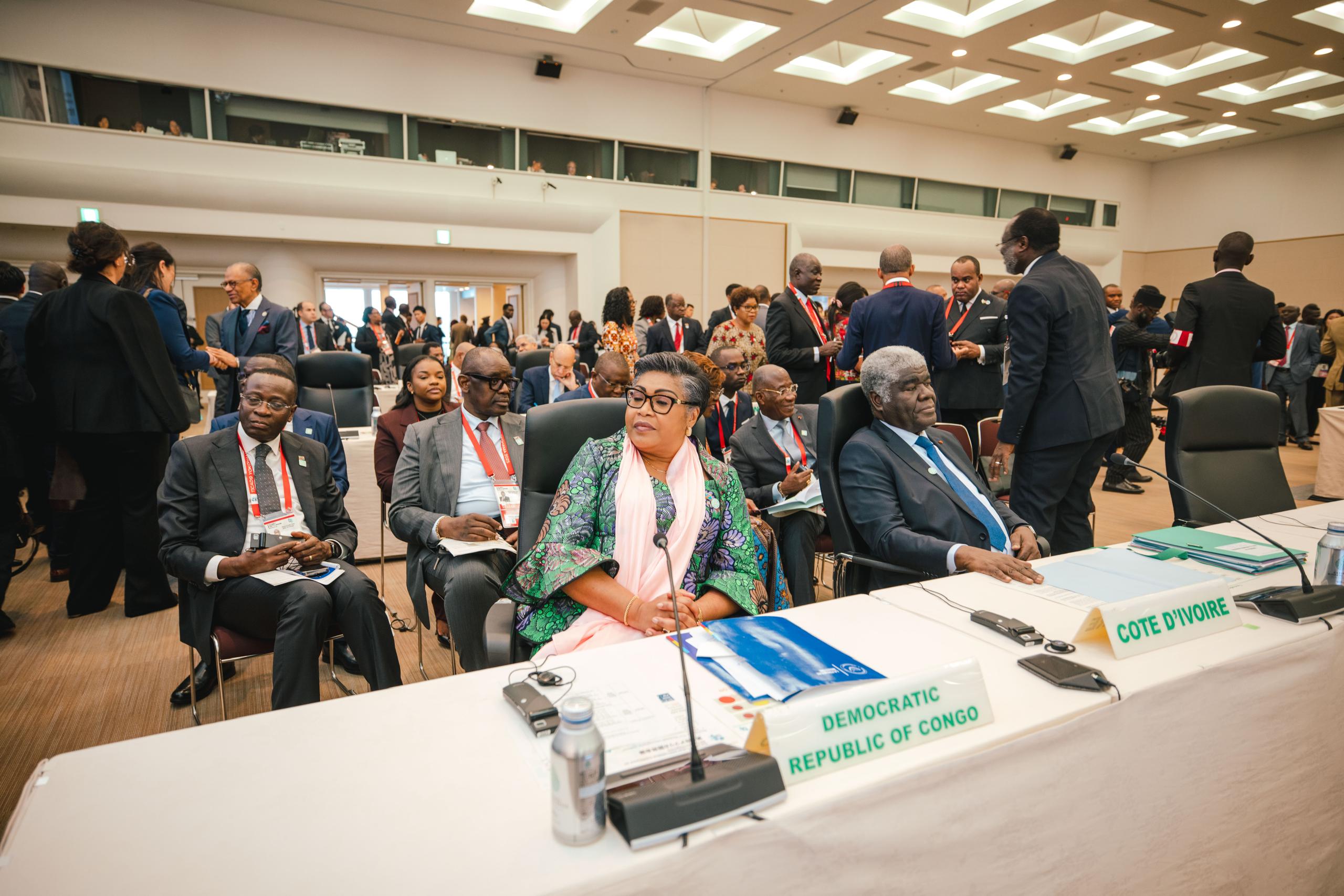 La PM Judith Suminwa, en avant plan de la délégation de la RDC à la TICAD9
