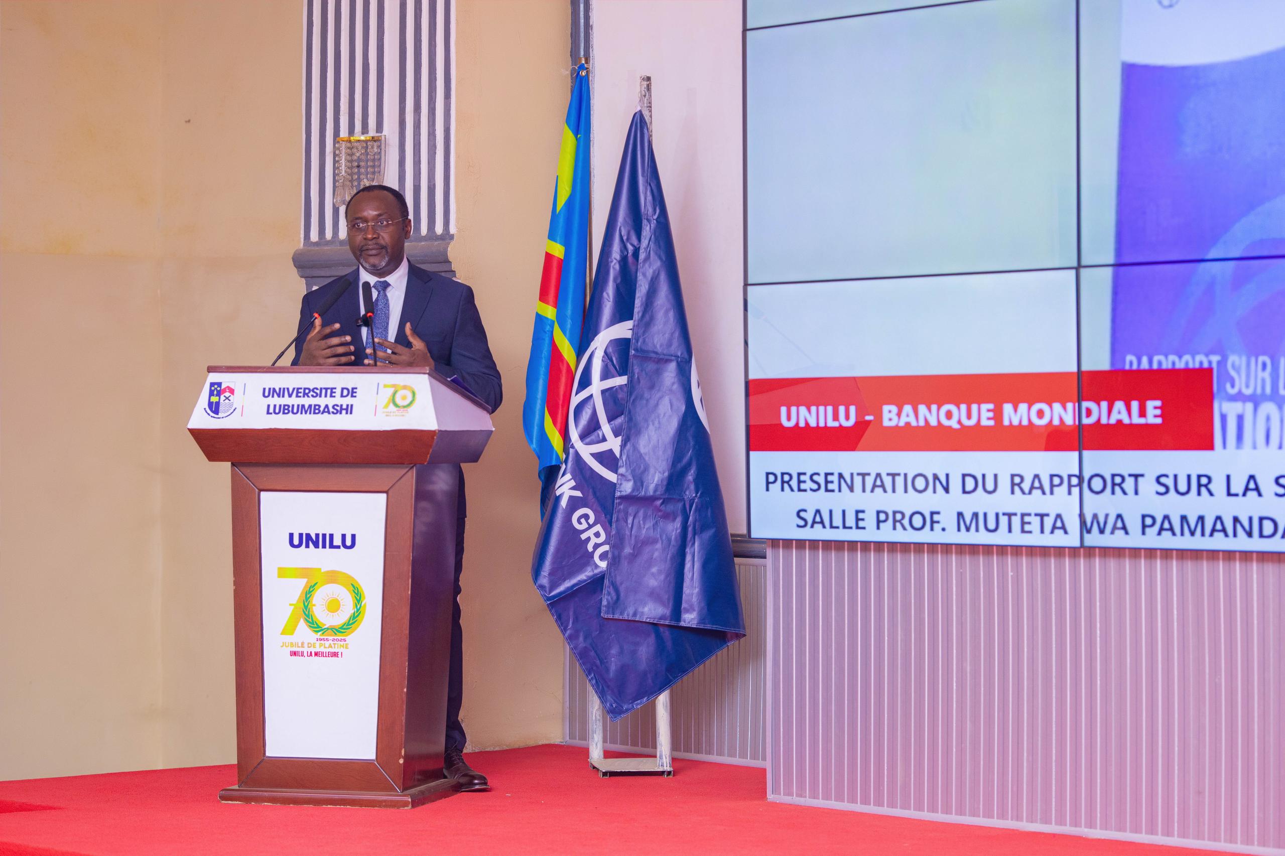 Albert Zeufack, Directeur des opérations de la Banque mondiale pour la RDC, le Burundi, l’Angola et Sao Tomé et Principe