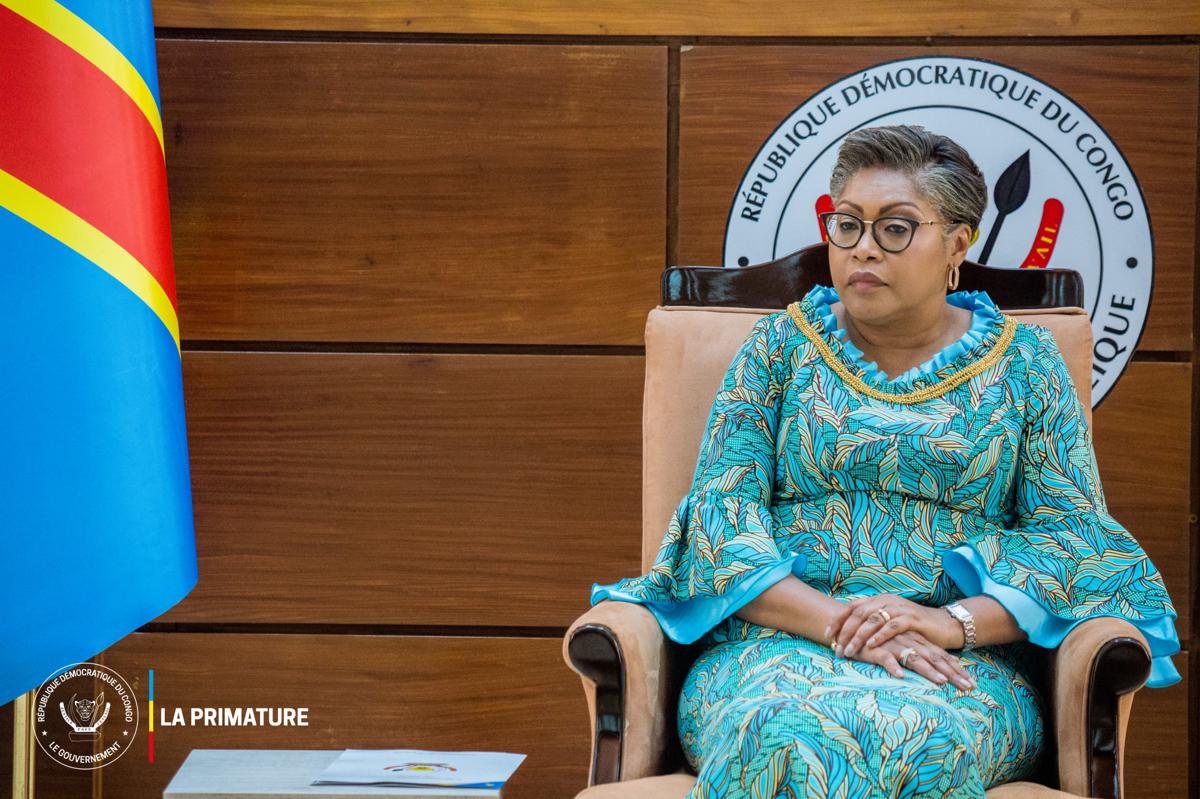 La Première ministre Judith Suminwa