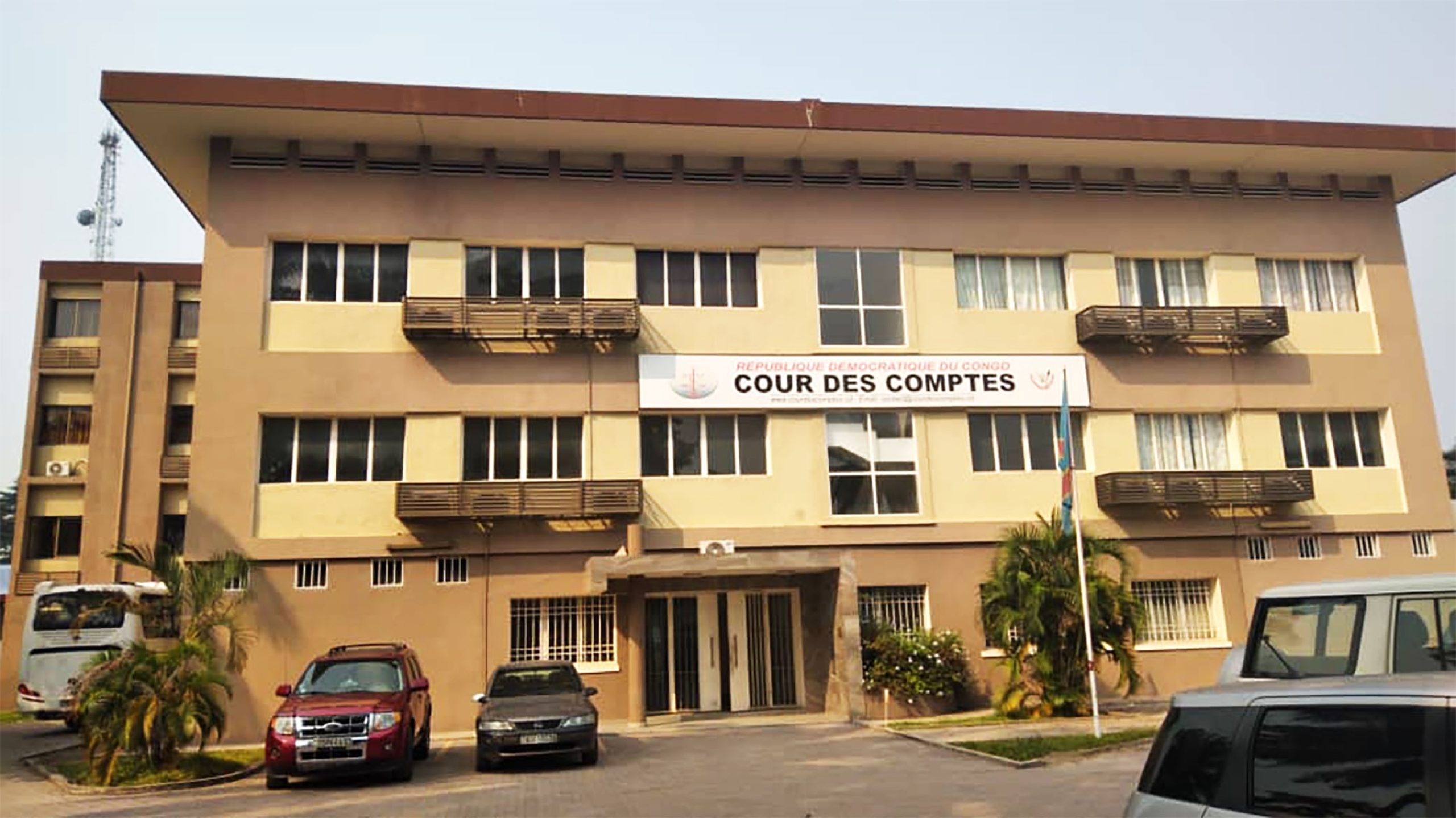 Le siège de la Cour des comptes à Kinshasa
