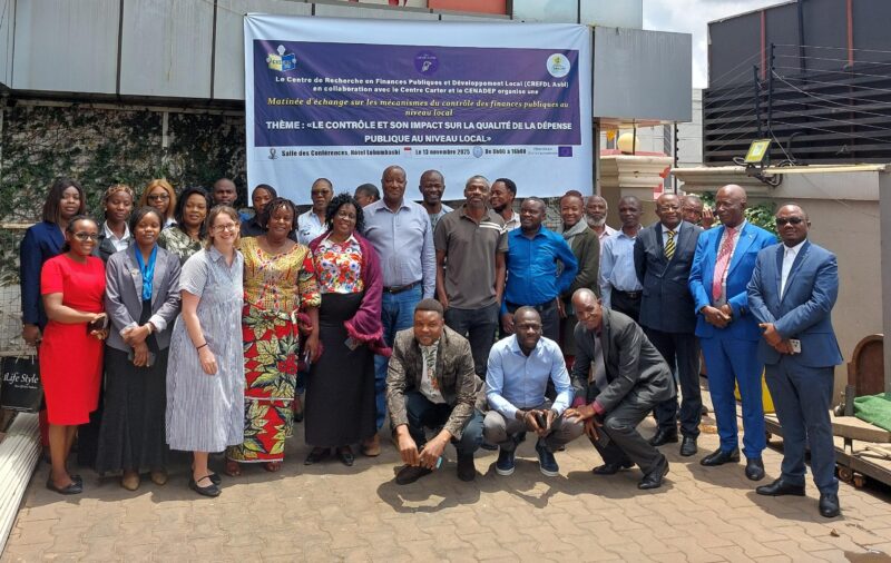 Lubumbashi : CREFDL, Centre Carter et CENADEP en matinée d’échange sur le contrôle des finances publiques locales