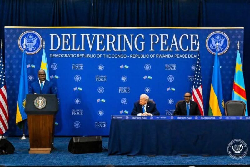 Félix Tshisekedi promet « sérieux et rigueur » dans la mise en œuvre de l&rsquo;accord de paix RDC-RWANDA ( Intégralité du discours)