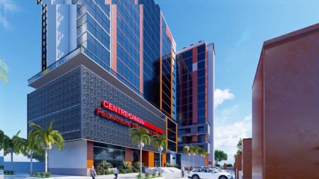 Une maquette du future Centre des infrastructures