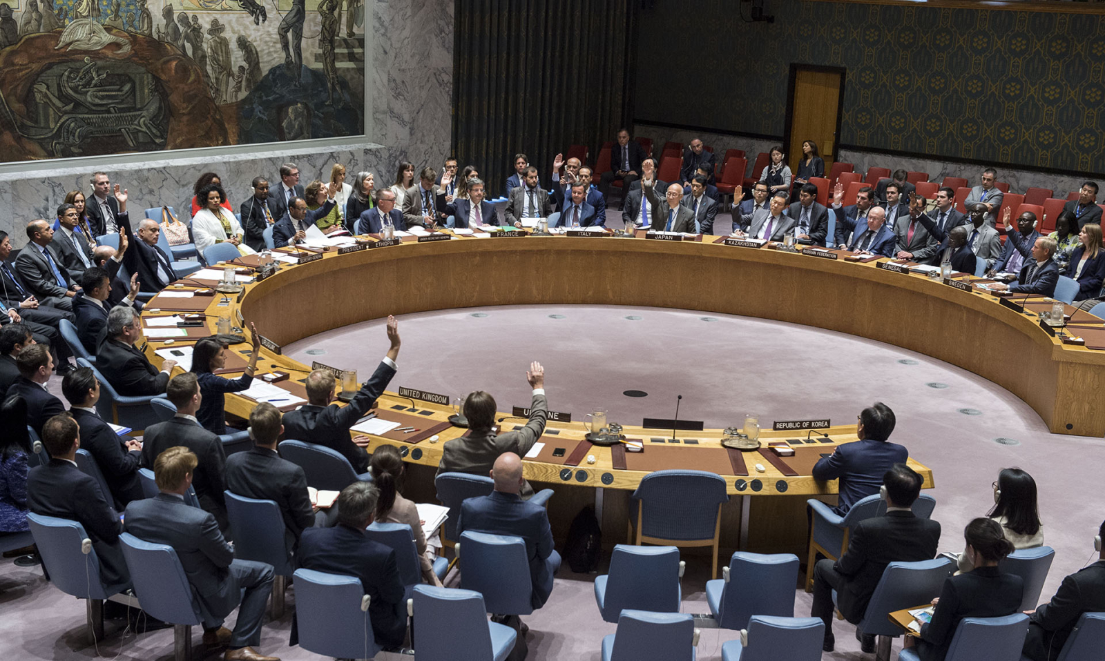 Conseil de sécurité de l'ONU. Photo d'illustration