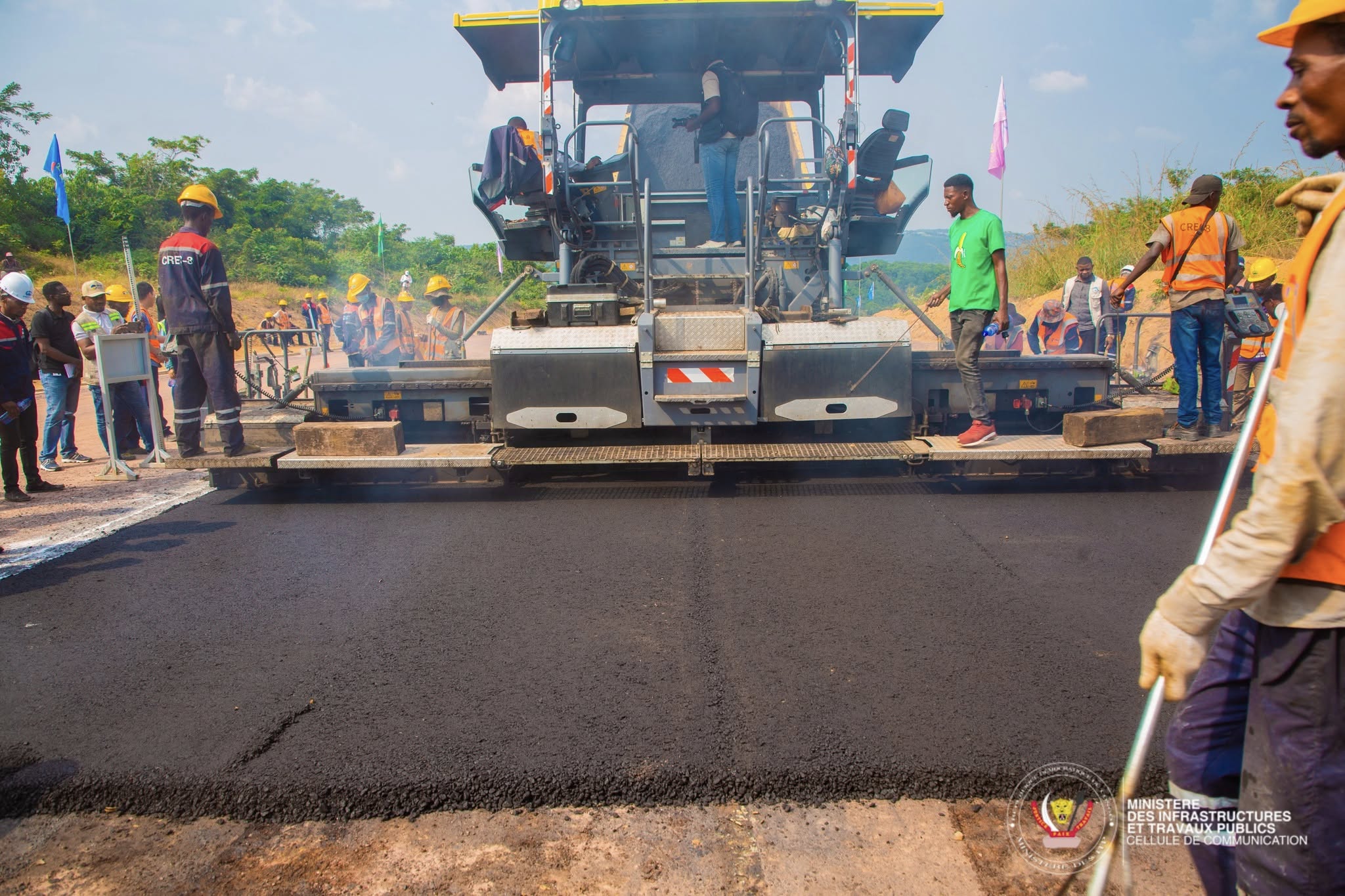 Une route en chantier. Photo d'illustration
