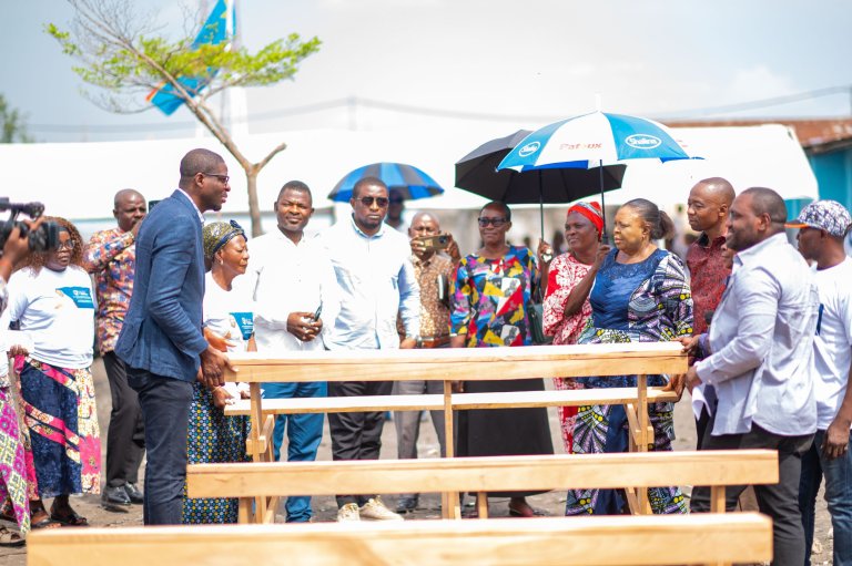Kinshasa : l&rsquo;ASBL « Les amis de Patrick Muyaya » à la rescousse des écoles Saint Mathias de Makala