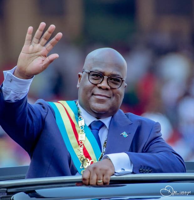Le président Félix Tshisekedi, le 20 janvier 2024 à la cérémonie d'investiture