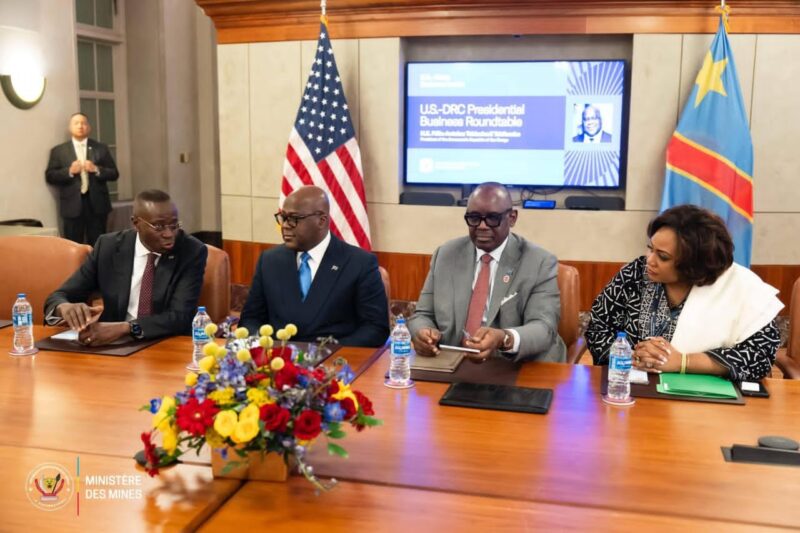 Table ronde économique à Washington : devant la Chambre américaine du Commerce international, Louis Watum défend la position stratégique de la RDC dans la transition énergétique
