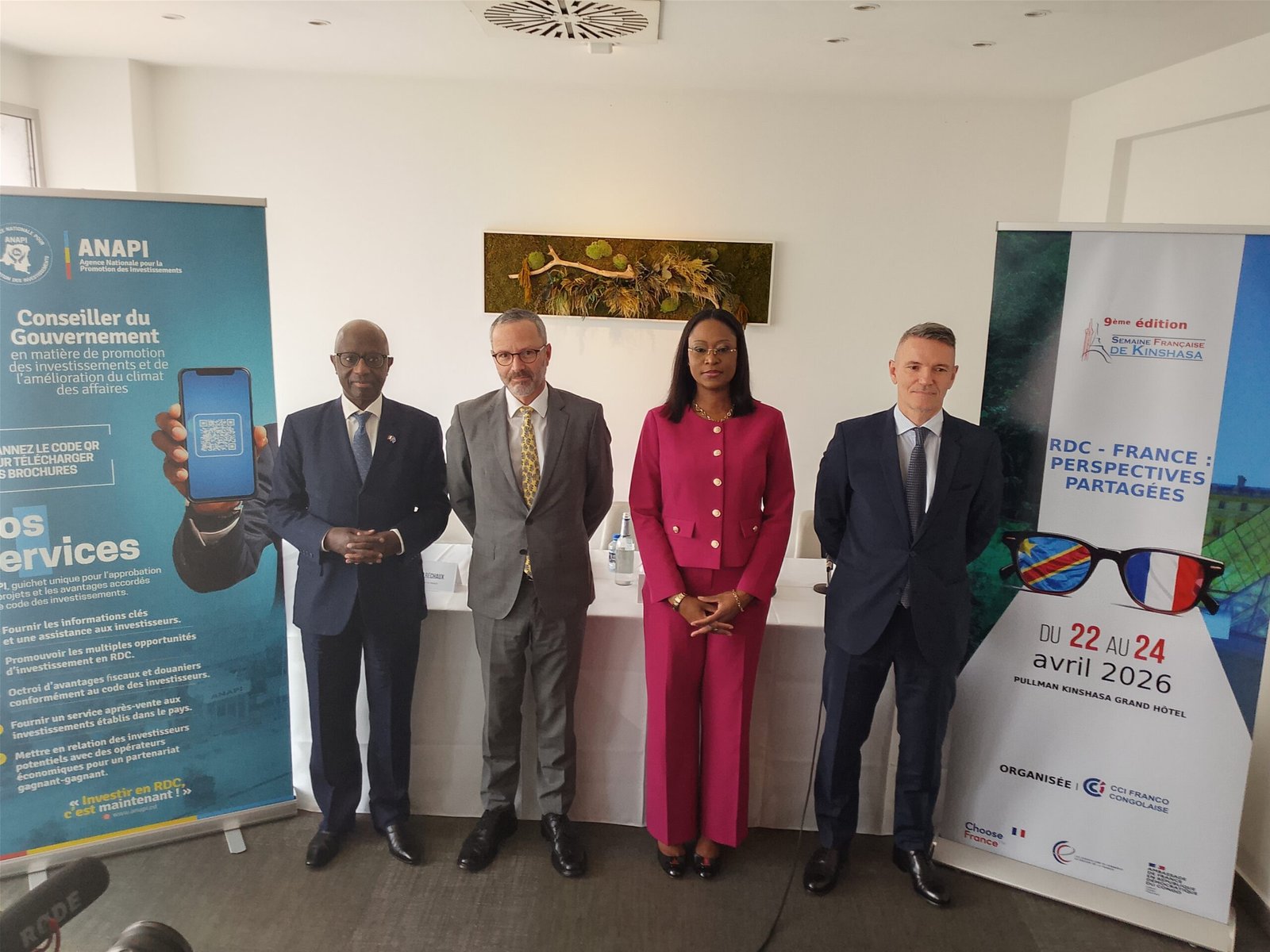 L’ANAPI s’associe à l’Ambassade de France et à la CCIFC pour le succès de la 9e Edition de la Semaine Française de Kinshasa prévue du 22 au 24 avril 2026