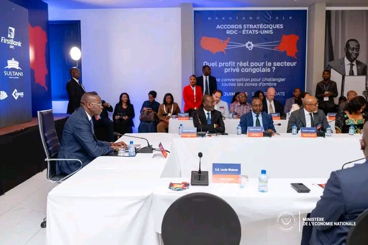  Accords stratégiques RDC–États-Unis : 52 projets déjà identifiés, une opportunité à saisir pour les opérateurs économiques, selon le VPM Daniel Mukoko