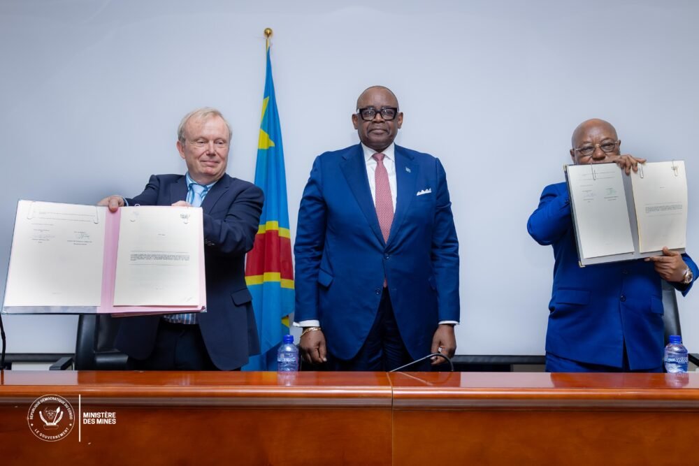 Taillerie et Joaillerie de diamant en RDC : Louis Watum assiste à la signature officielle de l&rsquo;Accord-Cadre entre le FOMIN et ADEX Plateform AG