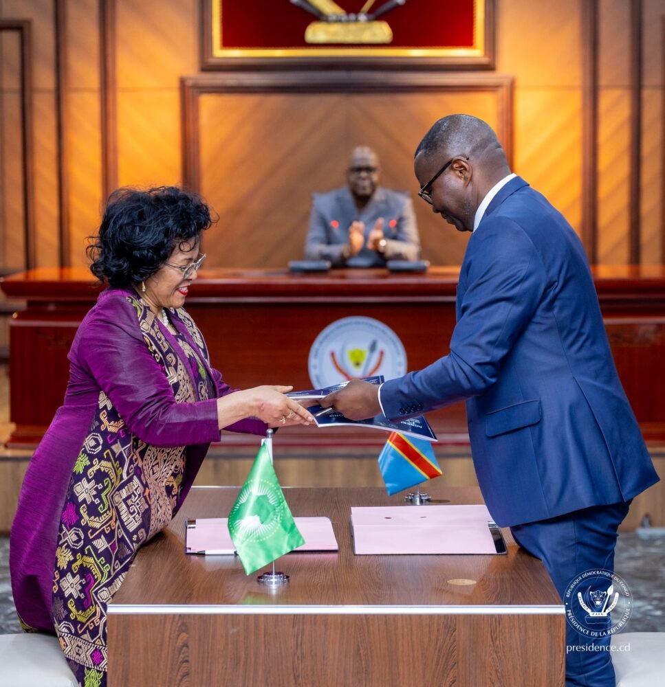 Signature de l’accord sur l’établissement à Kinshasa du bureau-pays de l’Agence de développement de l’Union africaine–Nouveau Partenariat pour le développement de l’Afrique (AUDA-NEPAD)