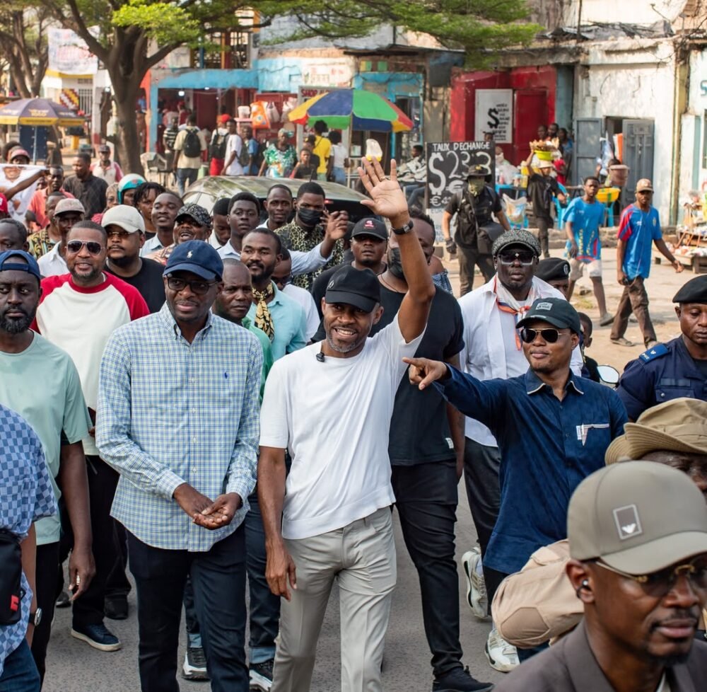 Kinshasa : le trio Patrick Muyaya, Éric Tshikuma et Jared Phanzu inspecte les chantiers d&rsquo;infrastructures publiques  dans la FUNA