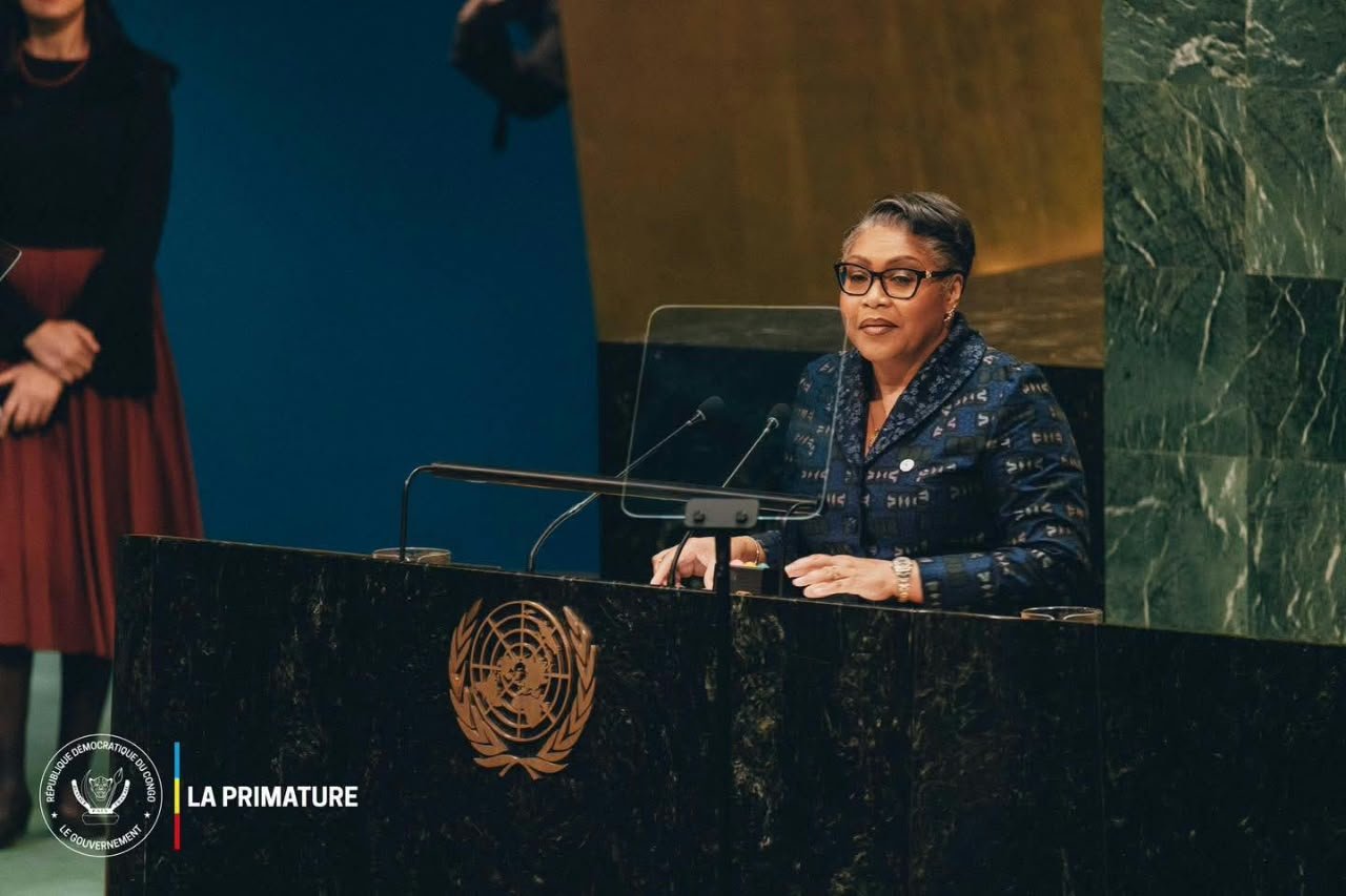 La PM Judith Suminwa à la Tribune des Nations Unies