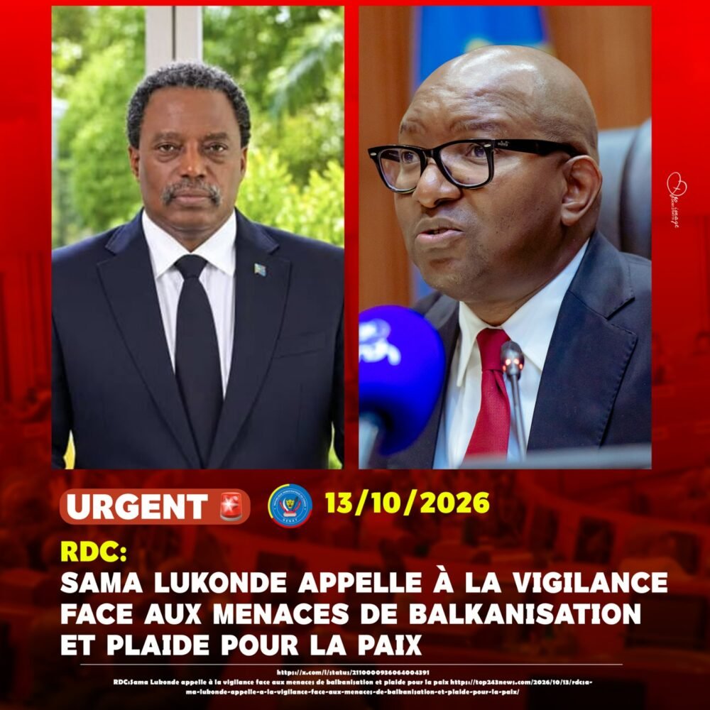 Sénat-RDC : Sama Lukonde indexe Joseph Kabila comme  » le véritable ennemi et adversaire résolu des intérêts du peuple congolais »