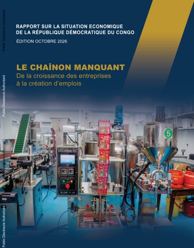 RDC : la Banque mondiale alerte sur une trajectoire de croissance économique « affaiblie » et une « lente » création d’emplois 